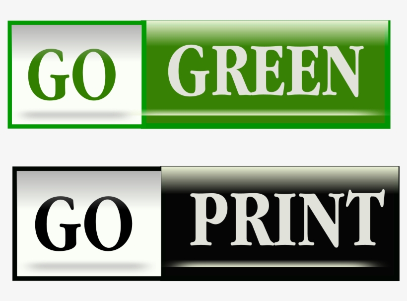 Go Green Png, transparent png download