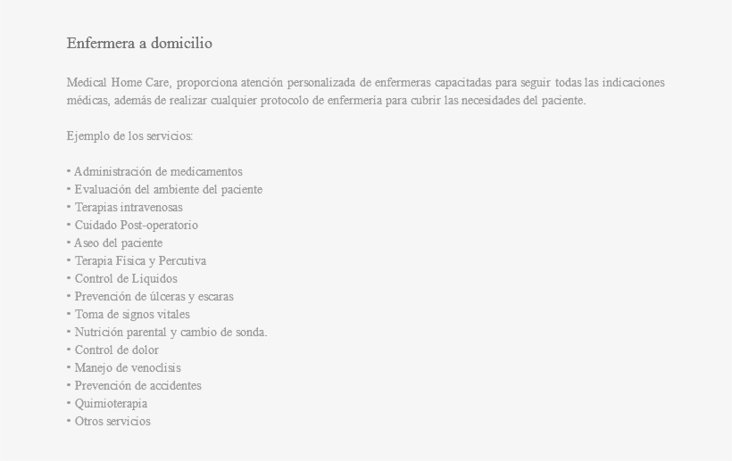 Enfermera A Domicilio Medical Home Care, Proporciona, transparent png download