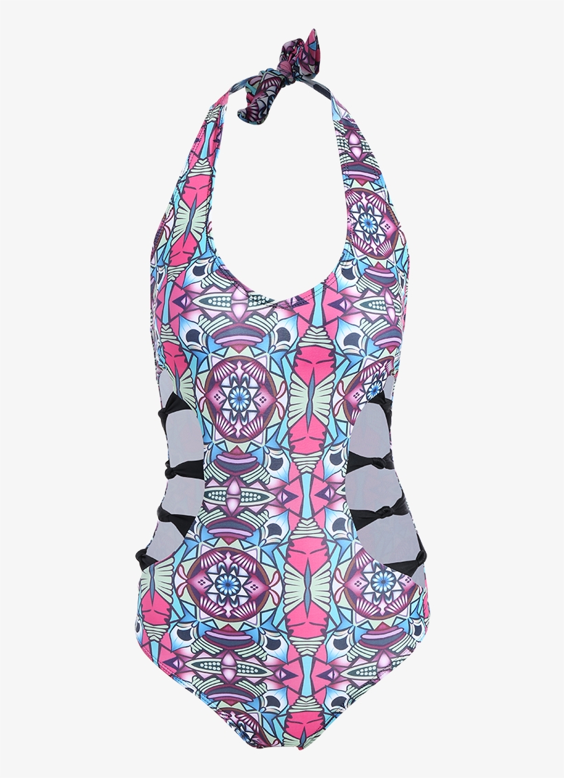 Halter Recortable Modelado Del Traje De Baño, transparent png download