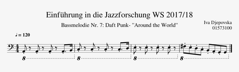 Djepovska Iva Transkription Nr 7 Sheet Music For Piano, transparent png download