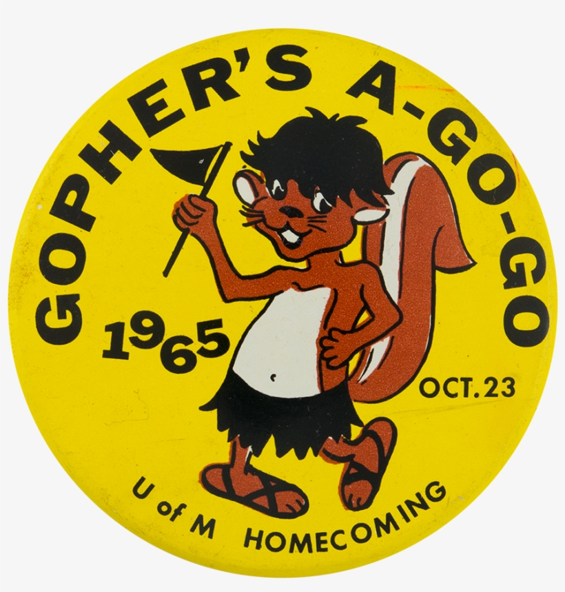 Gopher's A Go Go Events Button Museum, transparent png download