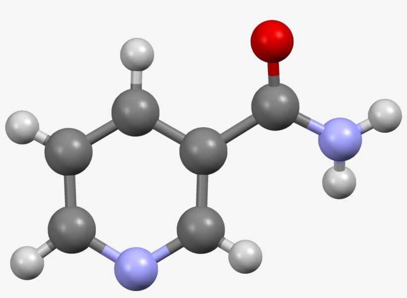 Nicotinamide From Xtal 2011 Mercury 3d Balls, transparent png download