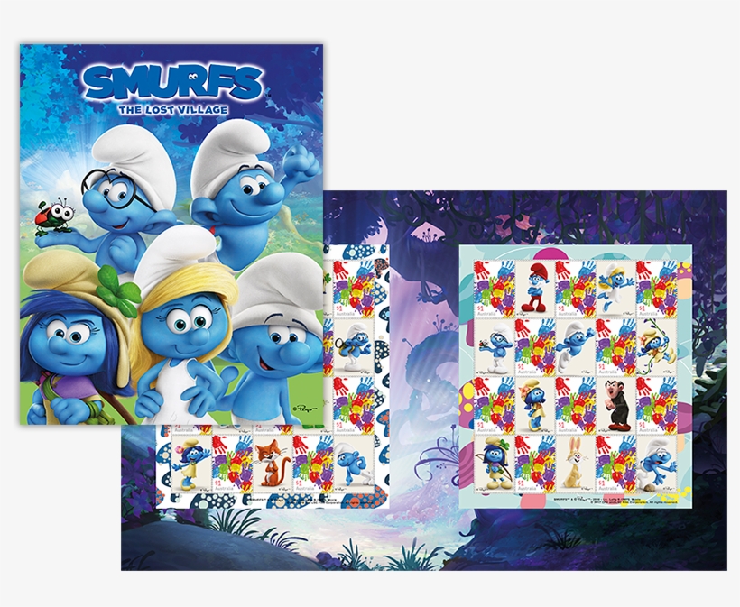 Smurfs Stamp Pack, transparent png download