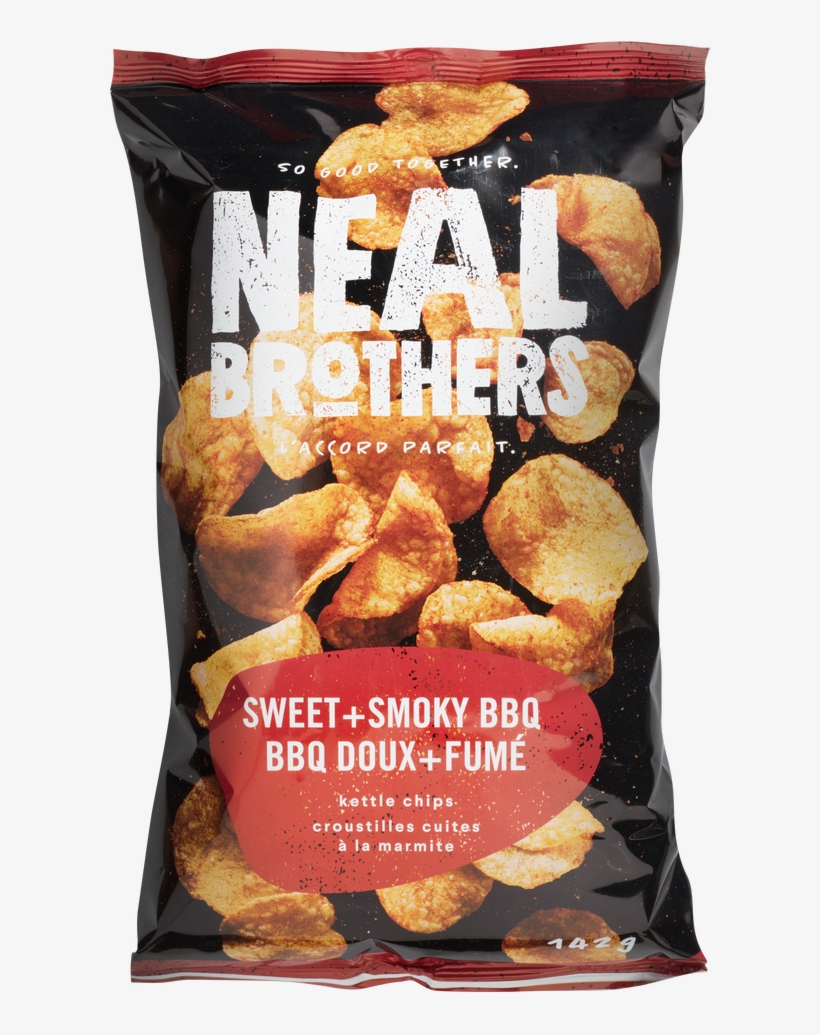 Sweet & Smoky Bbq Kettle Chips,, transparent png download