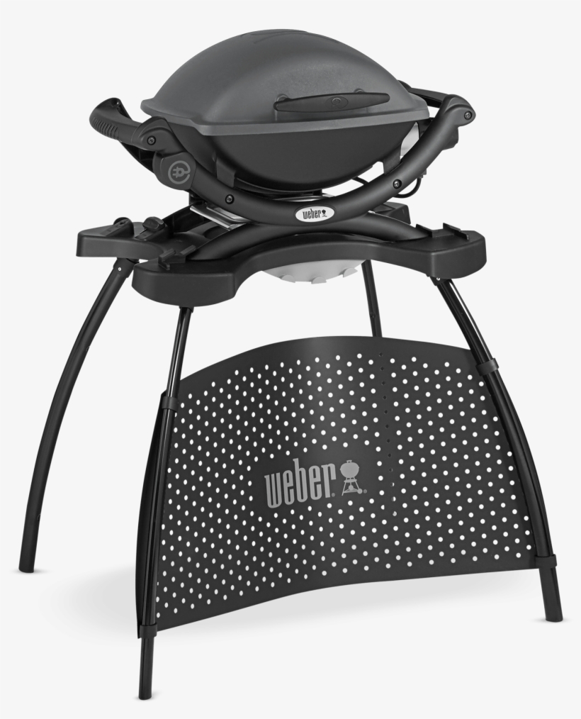 Weber® Q 1400 Electric Barbecue With Stand, transparent png download