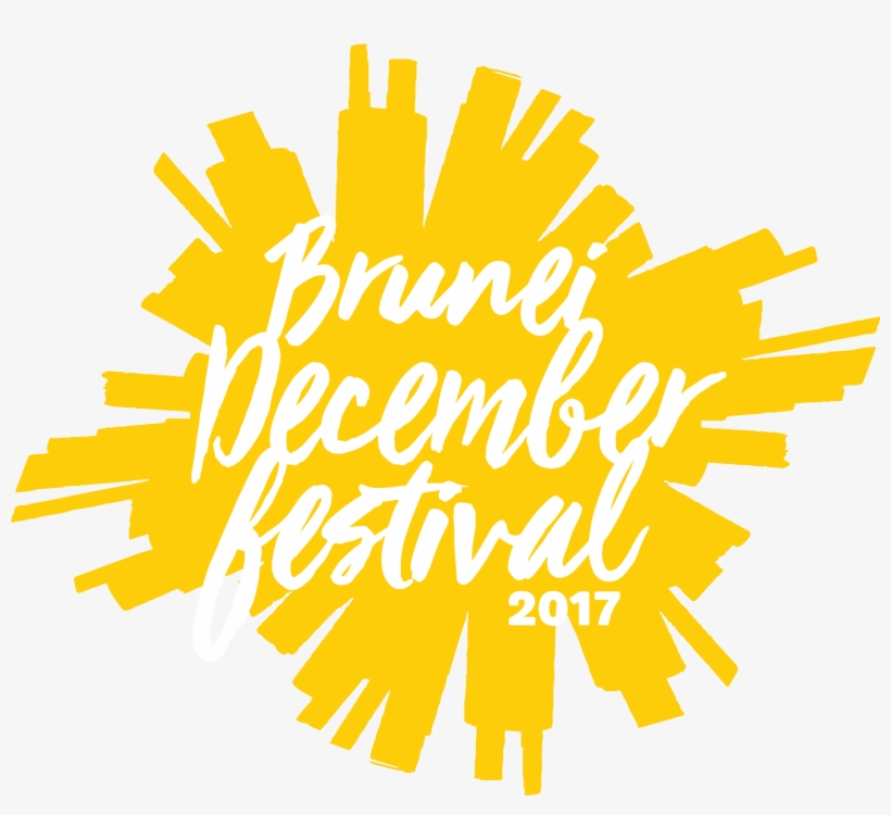 Brunei December Festival 2017 Reverse White Logo, transparent png download