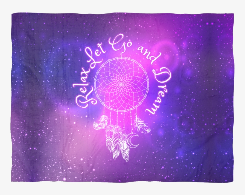 Relax Let Go And Dream Fleece Blanket, transparent png download