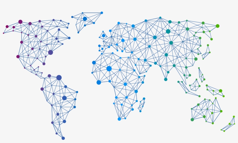 Global Logistics Fulfillment Map, transparent png download