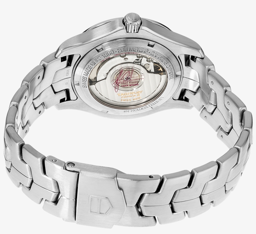 Link Tiger Woods Limited Edition Stainless Steel Automatic, transparent png download