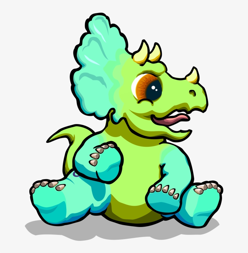 Khủng Long Ba Sừng Bé 3 Triceratops Baby, transparent png download