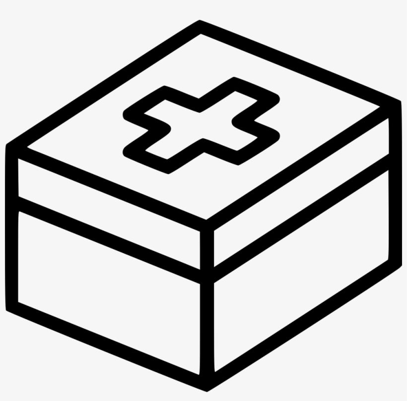 First Aid Kit First Aid Medical Care Box Pharmacy Svg, transparent png download