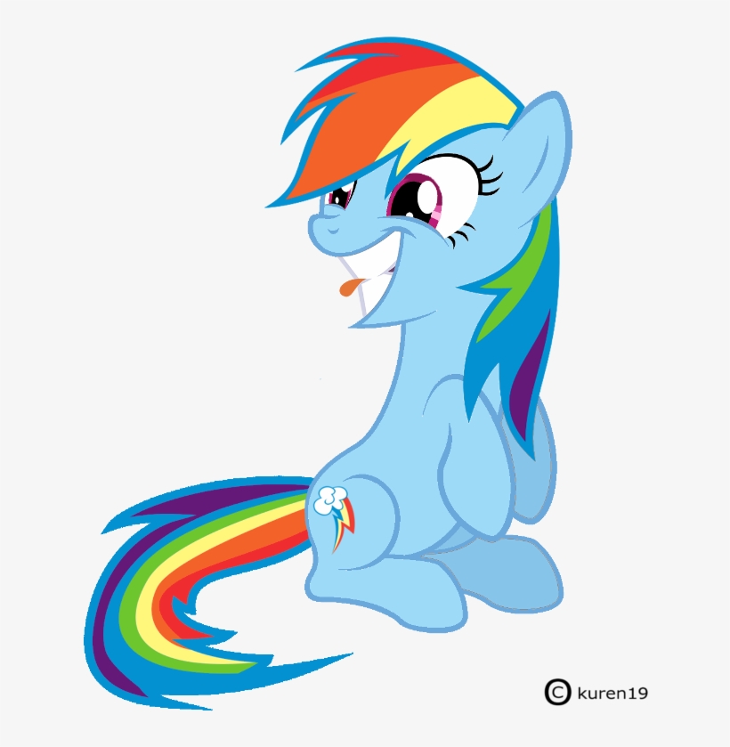Kuren247, Big Grin, Earth Pony, Pony, Rainbow Dash,, transparent png download