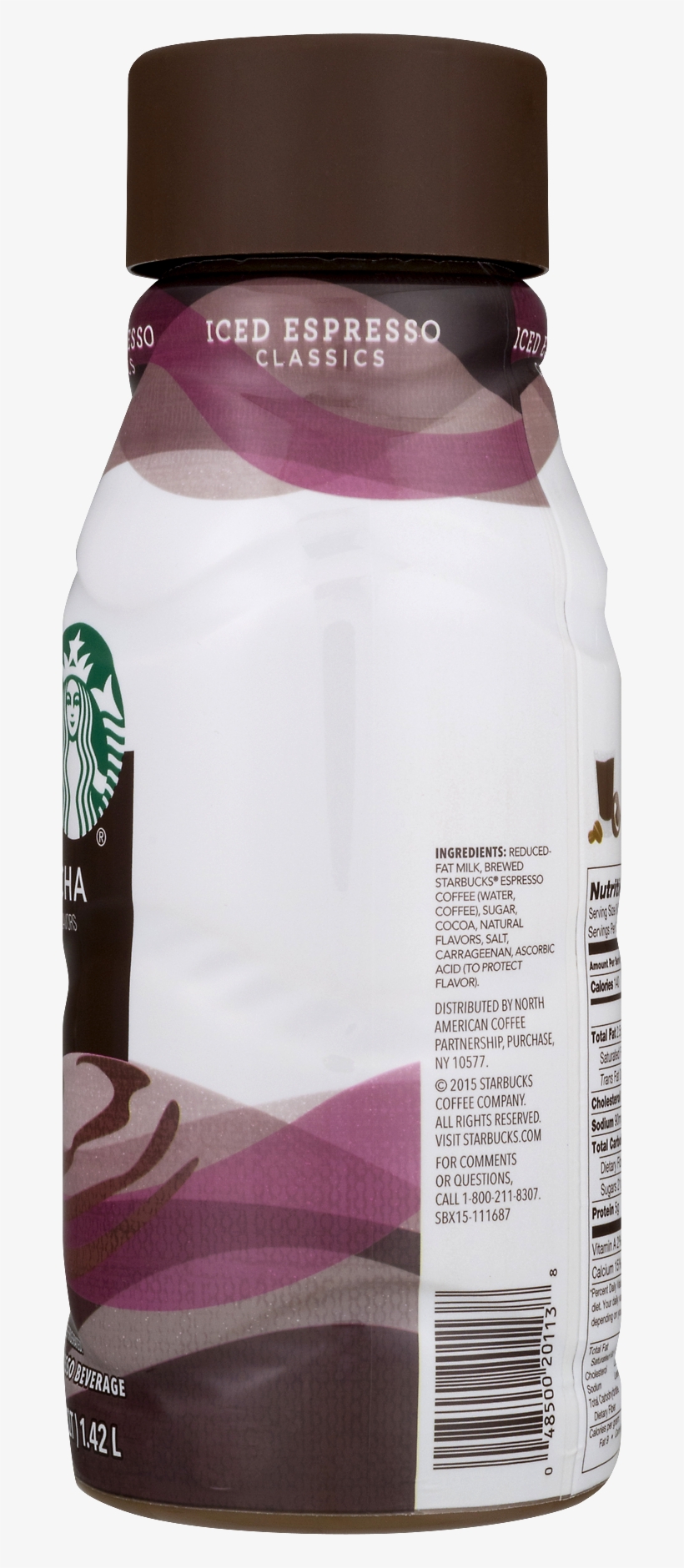 Starbucks Cafe Mocha Iced Espresso Classics Chilled, transparent png download
