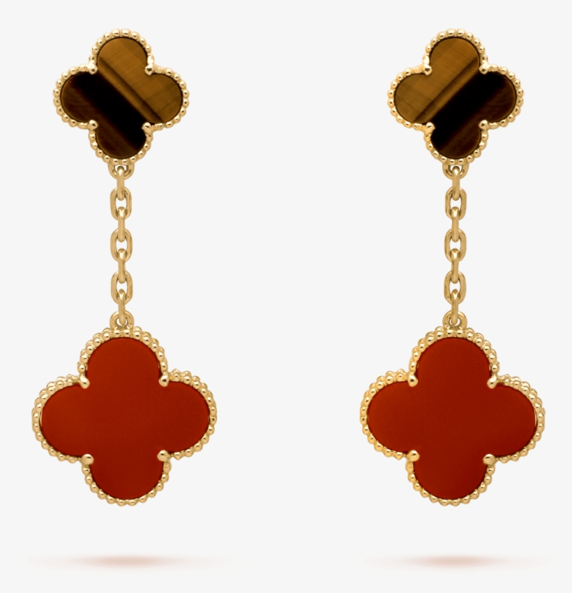 Magic Alhambra Earrings, 2 Motifs,, transparent png download