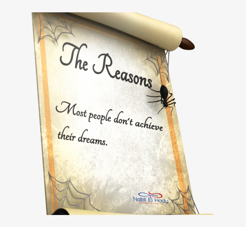 Four Reasons People Don't Confront Their Dreams, transparent png download