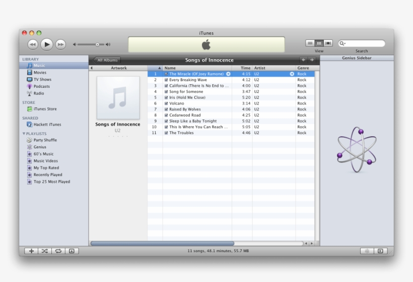 10 5 Leopard Itunes V8, transparent png download