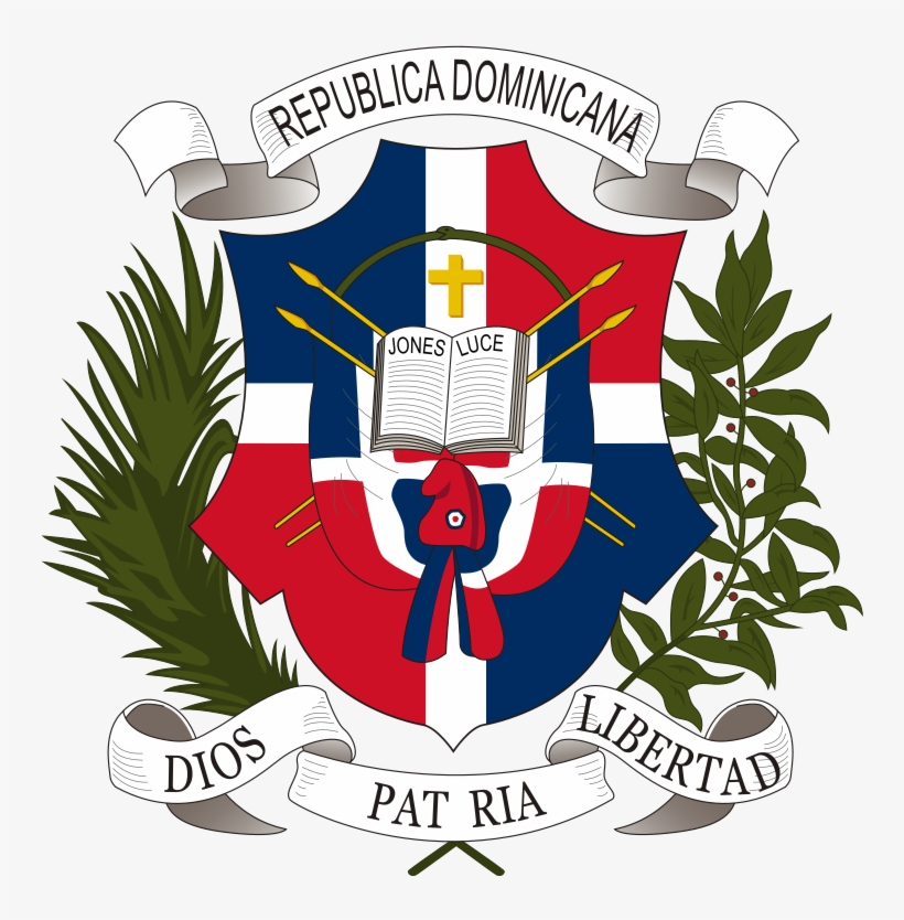 Coat Of Arms Of The Dominican Republic, transparent png download