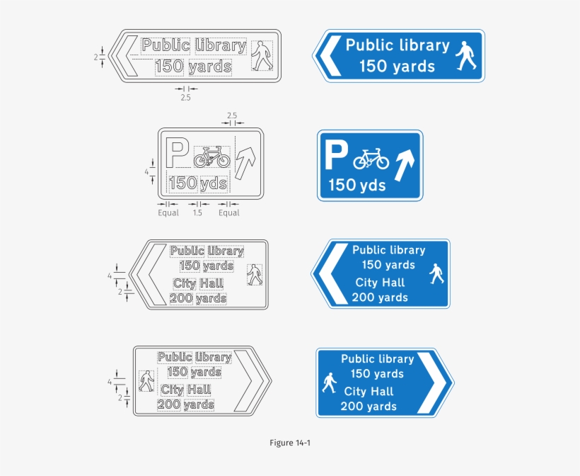 Traffic Signs Manual Chapter 7 2004 Figure 14, transparent png download
