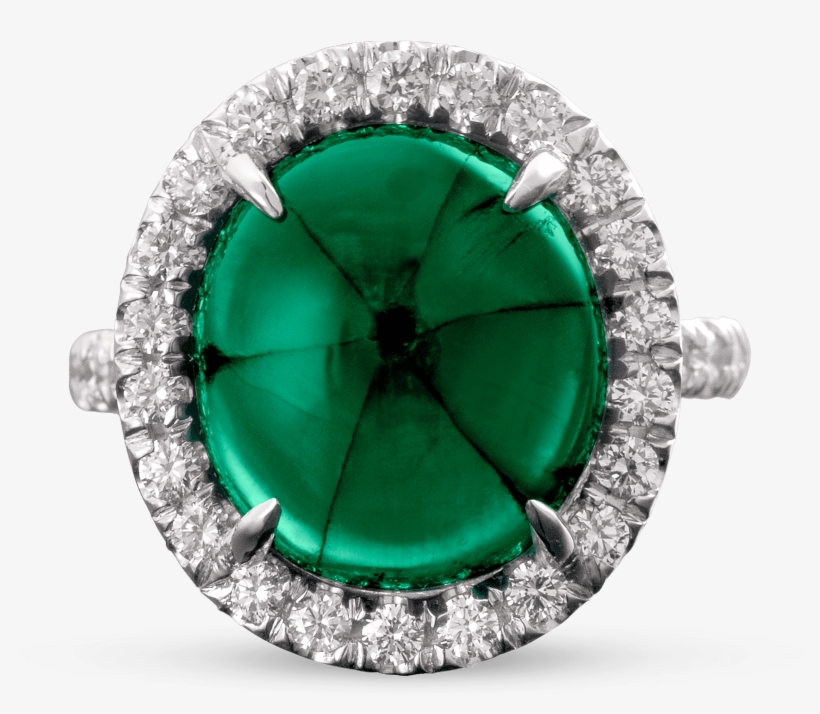 Colombian Trapiche Emerald Ring,, transparent png download