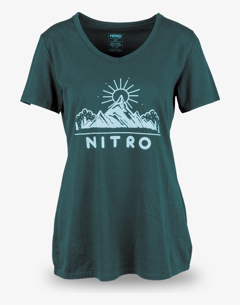 Wmns Aaran Tee Emerald, transparent png download