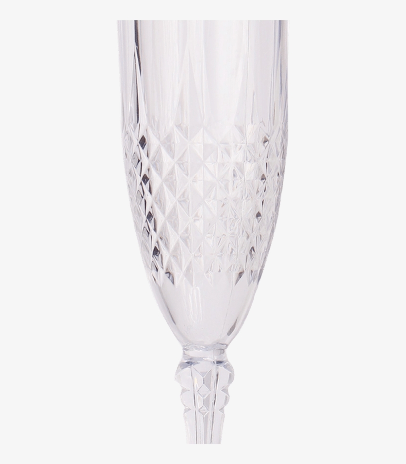 Crystal Cut Plastic Champagne Flutes Disposable Champagn, transparent png download