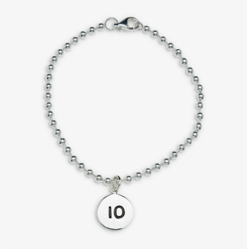 10km Sterling Silver Run Bracelet, transparent png download