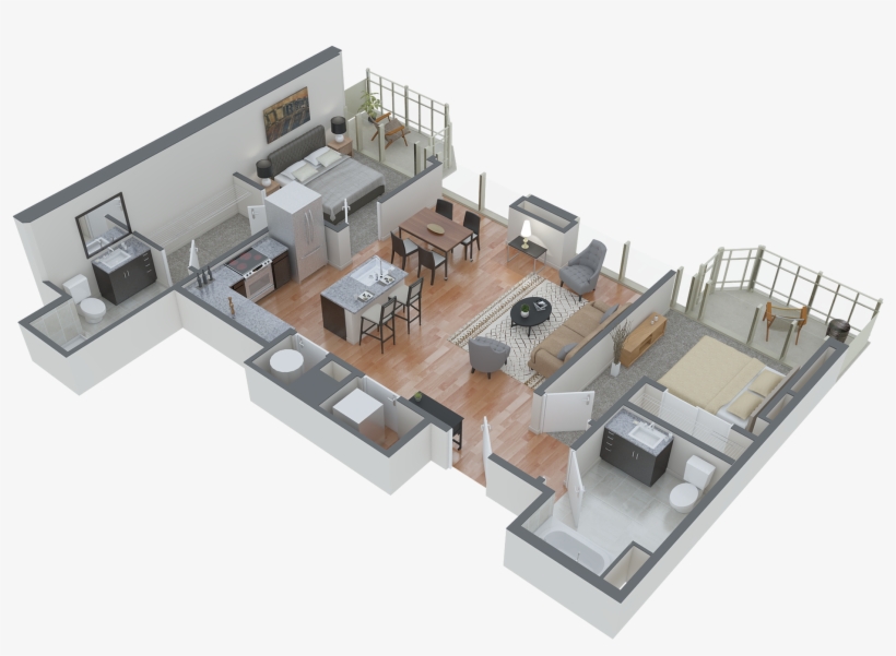 0 For The B3 Floor Plan, transparent png download