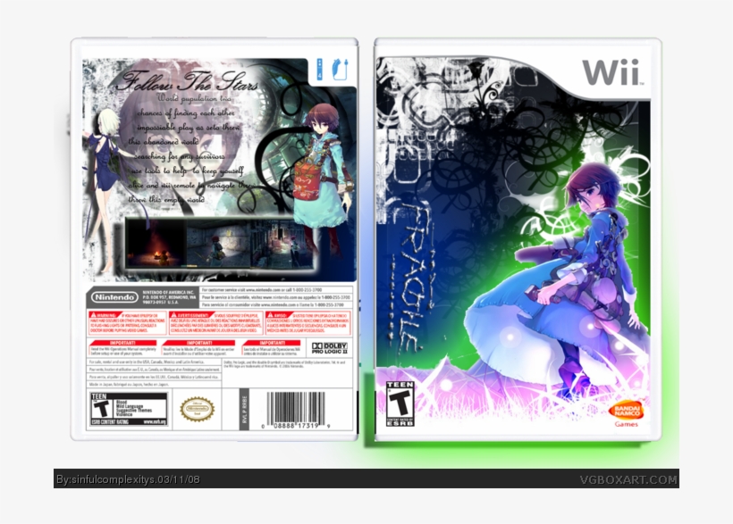 Fragile Box Art Cover, transparent png download