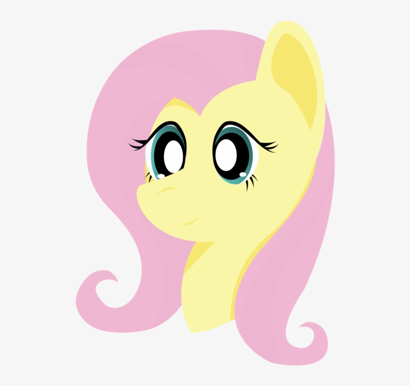 Arswinton, Bust, Cute, Fluttershy, Head, Portrait,, transparent png download