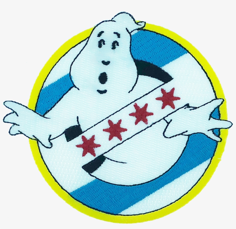Ghostbusters Chicago Flag Patch, transparent png download