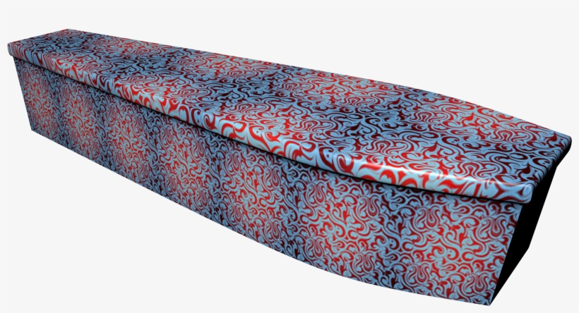 Tribal Print Printed Wooden Coffin, transparent png download