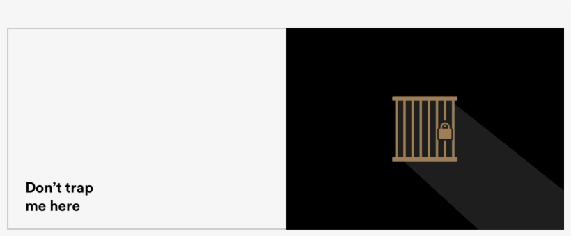 User Onboarding Tip "don't Trap Me Here" With A Jail, transparent png download