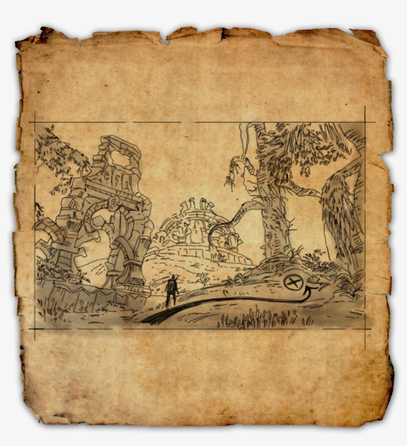 Shadowfen Ce Treasure Map, transparent png download