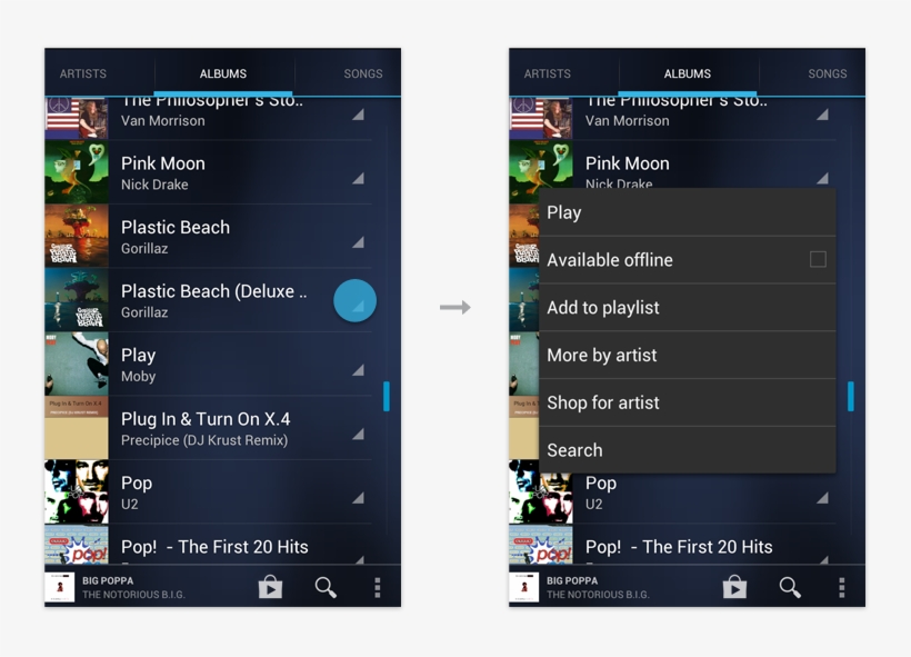 Music Allows The User To Act Upon A Data Item From, transparent png download