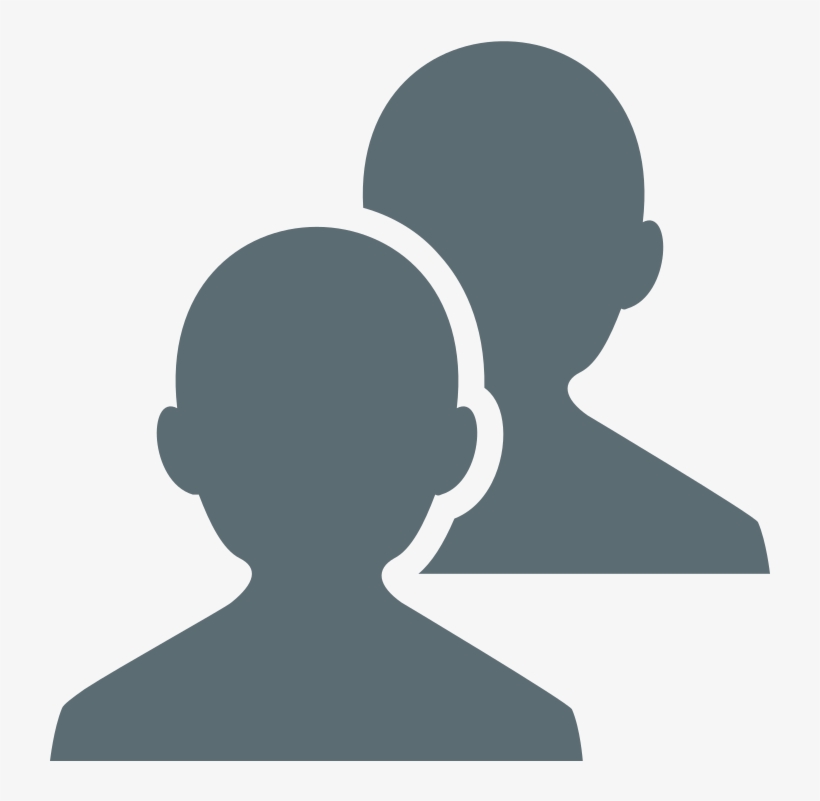 File - Emojione 1f465 - Svg, transparent png download