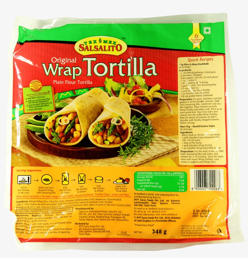 Tortilla Wraps, transparent png download