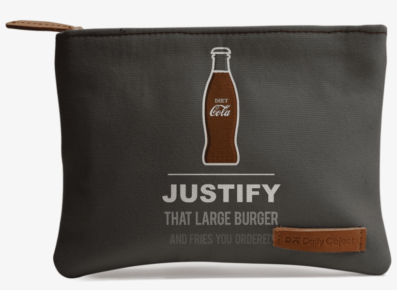 Dailyobjects Diet Coke Regular Stash Pouch Buy Online, transparent png download