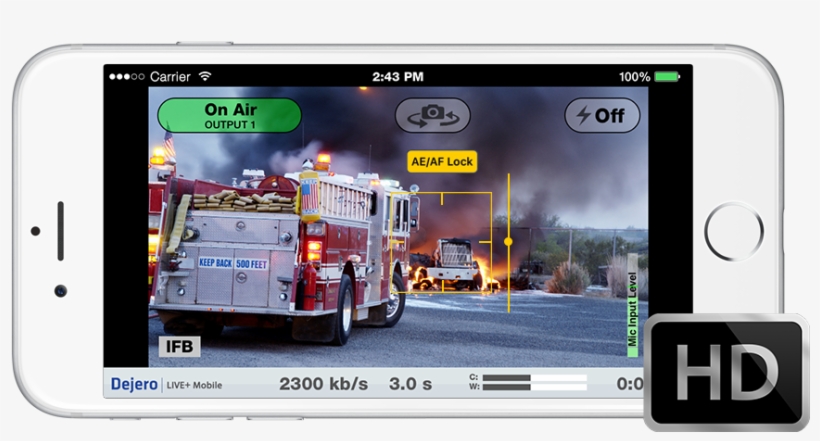 Dejero's New Update Of Their Live Mobile App For Video, transparent png download