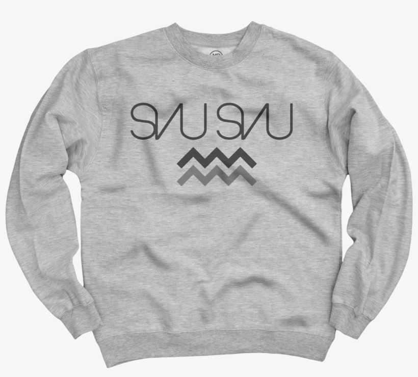 Svu Svu Heather Grey Crewneck Sweatshirt $45, transparent png download