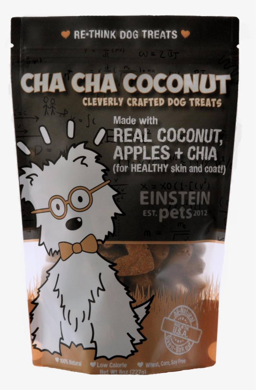 Einstein Cha Cha Coconut Treats In 2oz Or 8oz Bags, transparent png download
