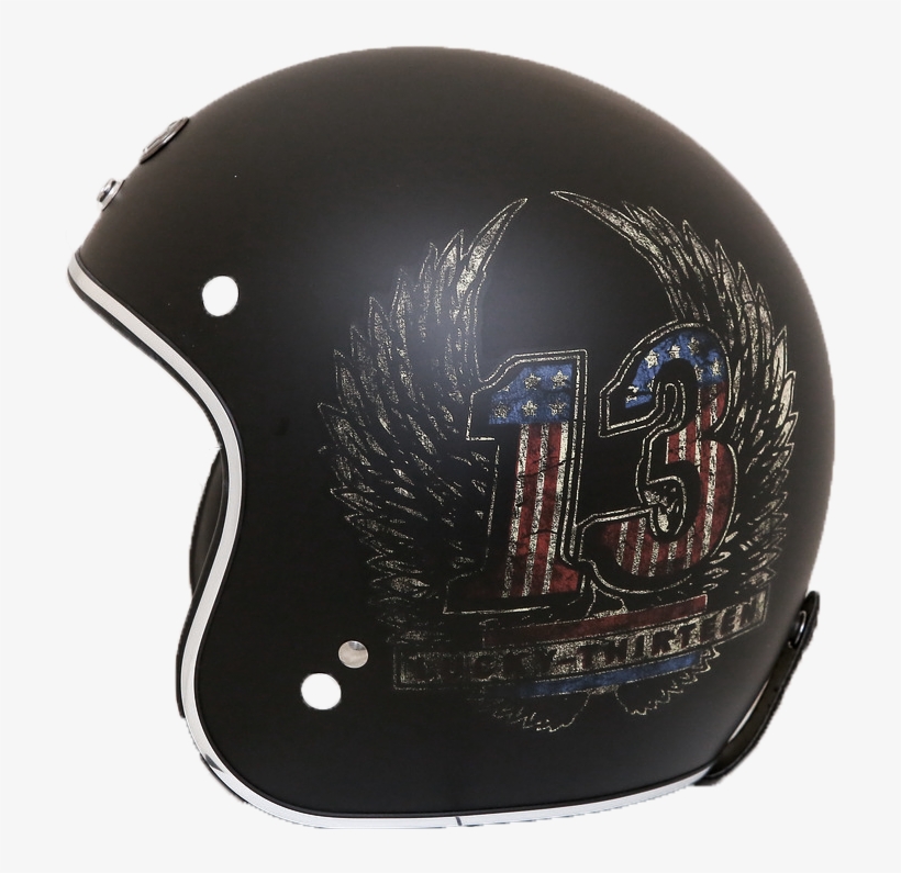 Torc Dot Helmet Flat Black Wings Png Helmet Side, transparent png download