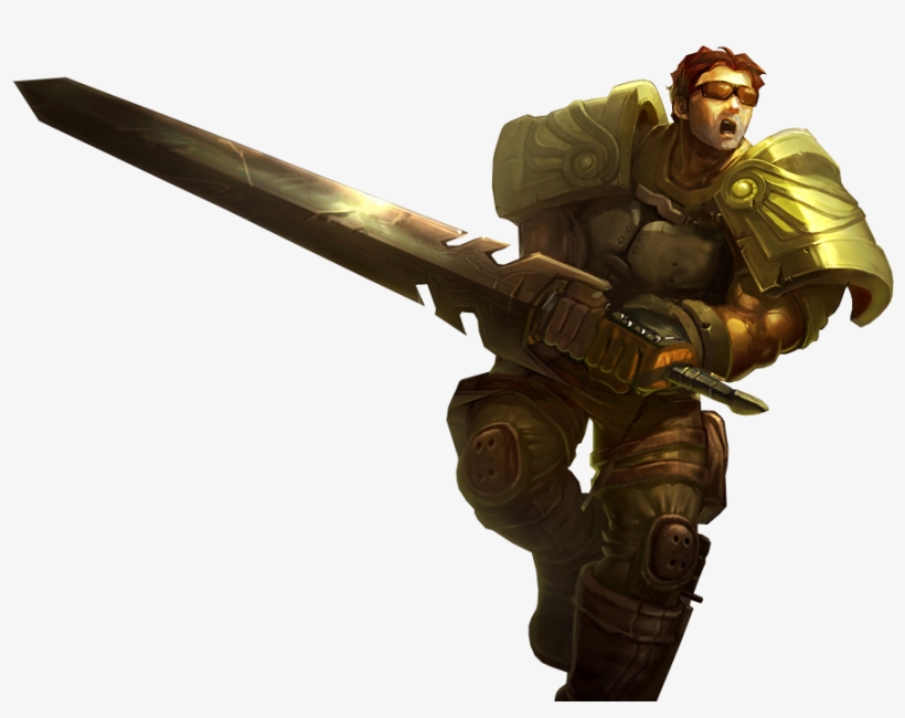Commando Garen Skin Png Image, transparent png download