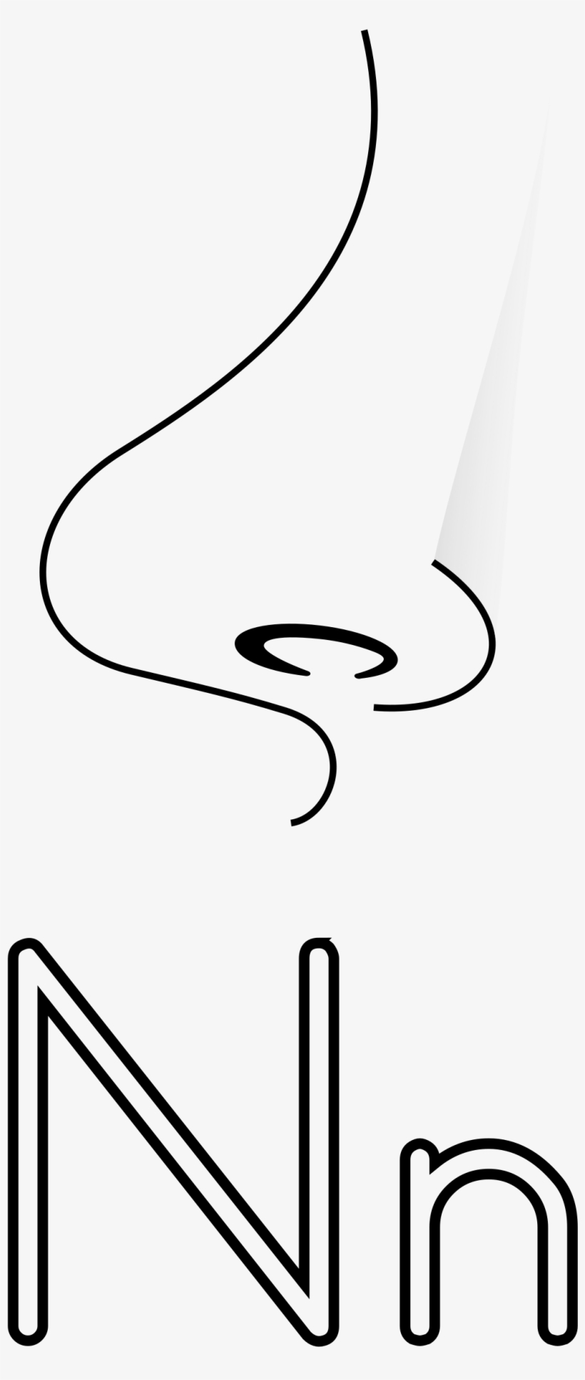 This Free Icons Png Design Of Letra N De Nariz Para, transparent png download