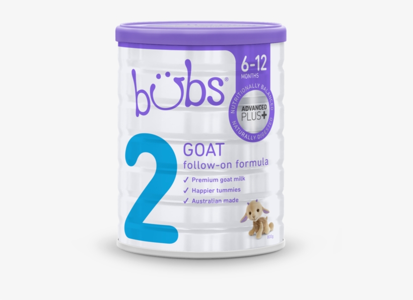 Bubs Advanced Plus Goat Milk Follow-on Formula Stage, transparent png download