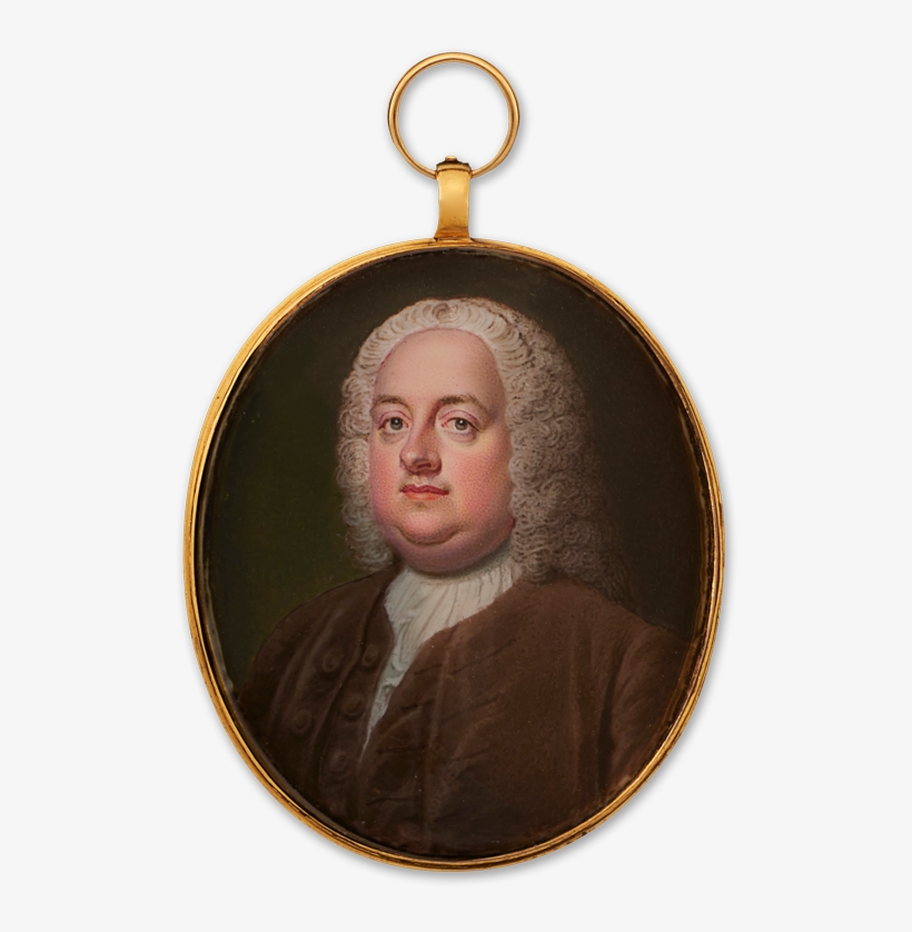 Portrait Miniature Of A Gentleman, Previously Identified, transparent png download
