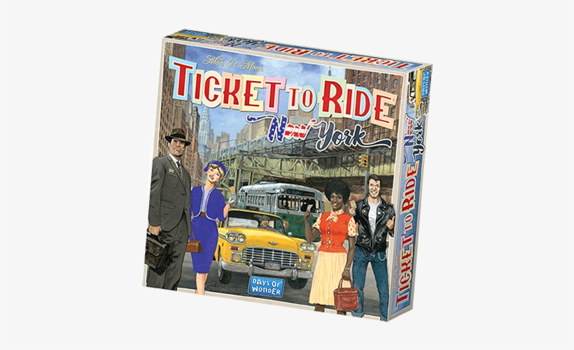 Ticket To Ride - Ticket To Ride New York Game, transparent png download