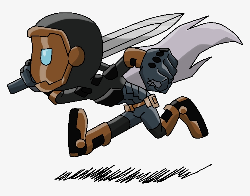Graphic Transparent Download Sketch Chibi Yj By Scintillant - Deathstroke Chibi, transparent png download