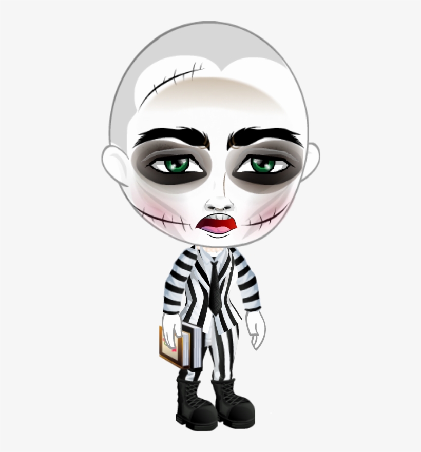 Beetlejuice Hair - Illustration, transparent png download