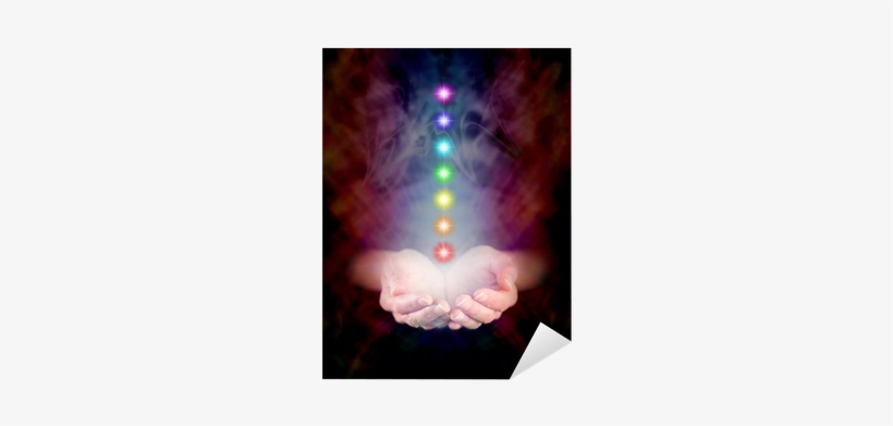 Chakra Energy Healing And Cupped Hands Sticker • Pixers® - Healing Hands Journal By Cool Image 9781535264754 (paperback), transparent png download
