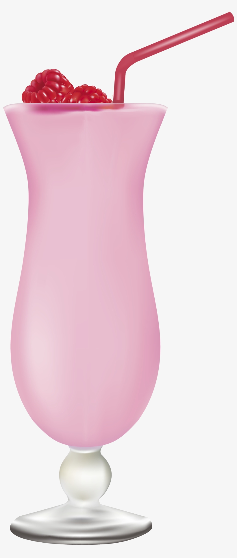 Cocktail Glass With Raspberries Png Clipart - Cocktail, transparent png download